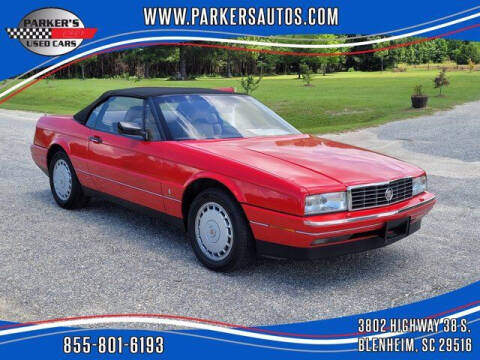 1990 Cadillac Allante for sale at Parker's Used Cars in Blenheim SC