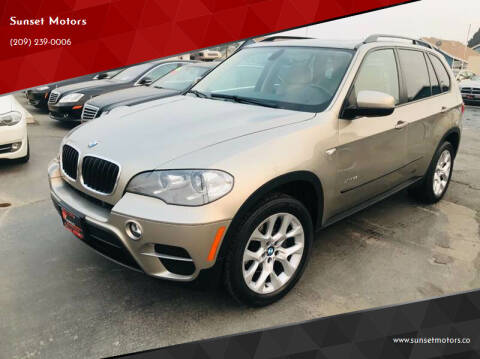 2012 BMW X5 for sale at Sunset Motors in Manteca CA