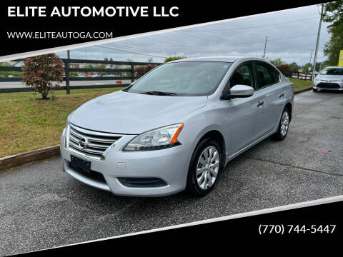 2013 Nissan Sentra for sale at ELITE AUTOMOTIVE LLC in Alpharetta GA