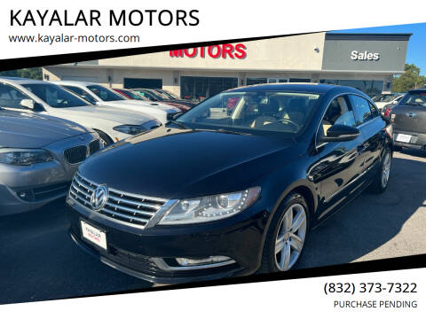 2013 Volkswagen CC for sale at KAYALAR MOTORS in Houston TX