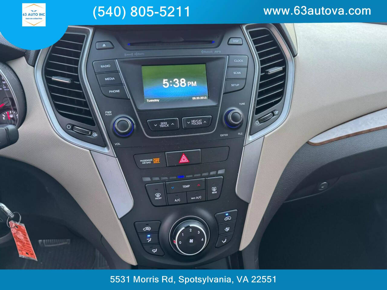 2014 Hyundai SANTA FE Sport for sale at 63 Auto Inc in Spotsylvania, VA