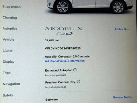 2016 Tesla Model X 75D