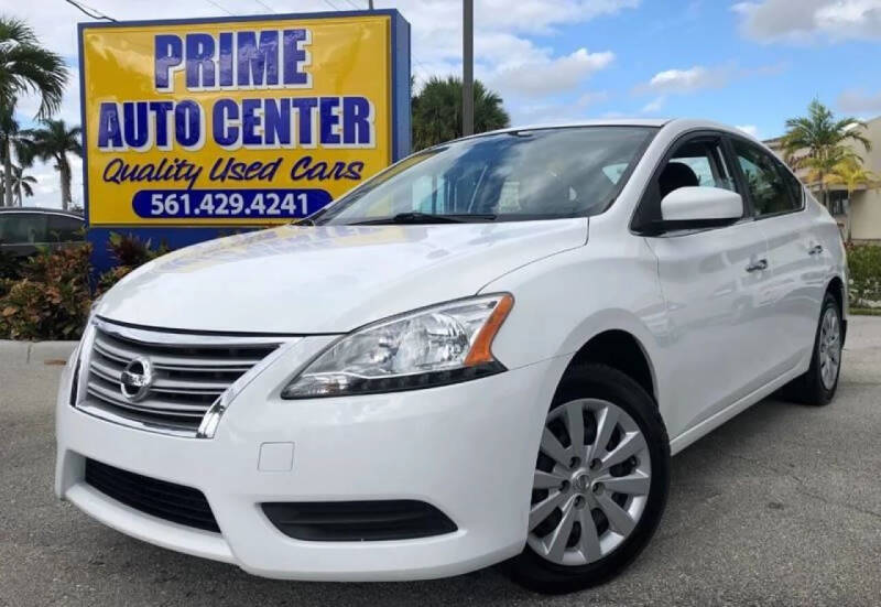 2015 Nissan Sentra for sale at PRIME AUTO CENTER in Palm Springs FL