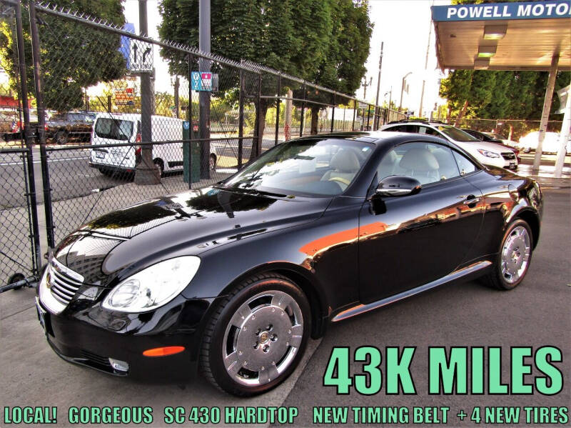 2002 Lexus SC 430 for sale at Powell Motors Inc in Portland OR