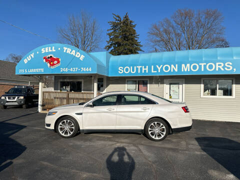 2013 Ford Taurus for sale at South Lyon Motors INC in South Lyon MI