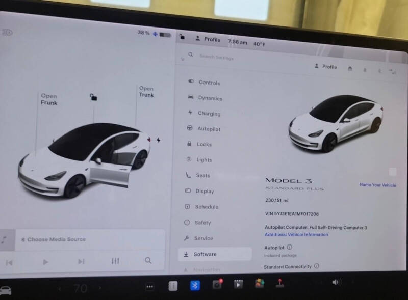 2021 Tesla Model 3 Standard Range Plus