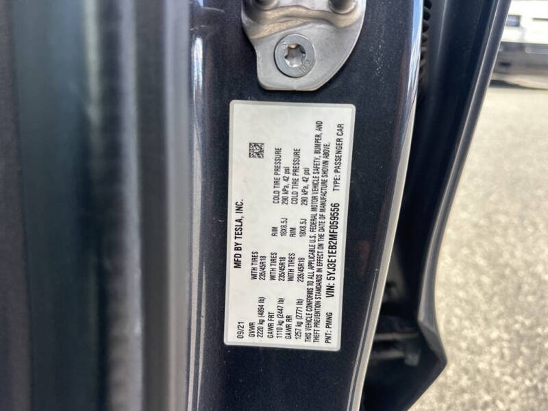 2021 Tesla Model 3 Long Range