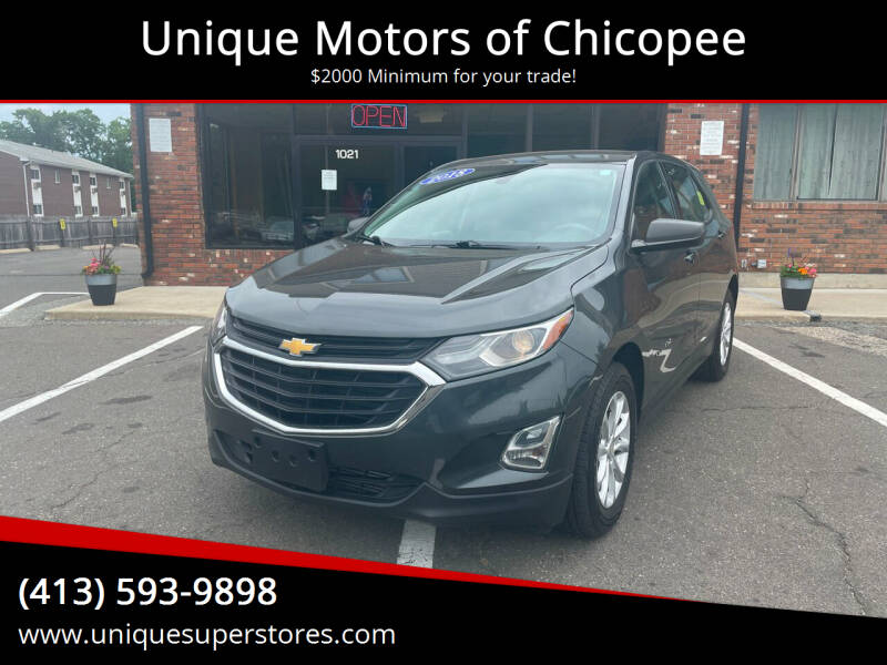 2018 Chevrolet Equinox for sale at Unique Motors of Chicopee in Chicopee MA