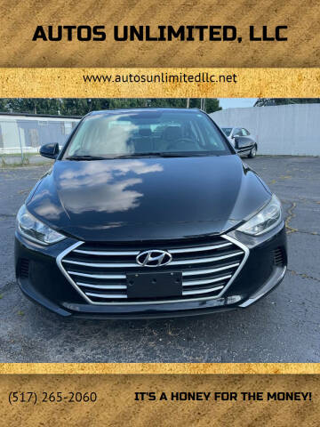 2018 Hyundai Elantra for sale at Autos Unlimited, LLC in Adrian MI