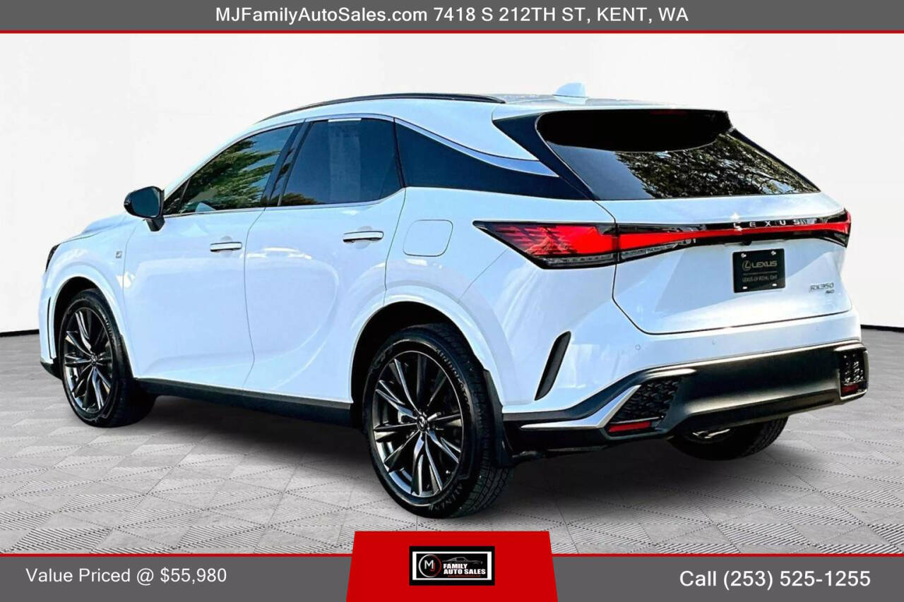 2024 Lexus RX 350 for sale at MJ FAMILY AUTO SALES in Kent, WA