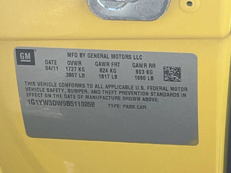 2011 Chevrolet Corvette Z16 Grand Sport