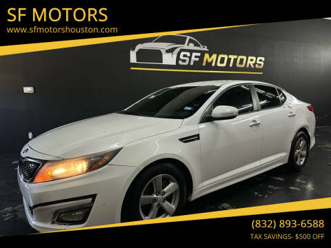 2015 Kia Optima for sale at SF MOTORS in Houston TX