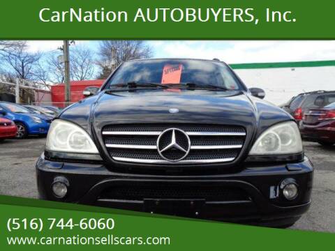 2003 Mercedes-Benz M-Class for sale at CarNation AUTOBUYERS Inc. in Rockville Centre NY