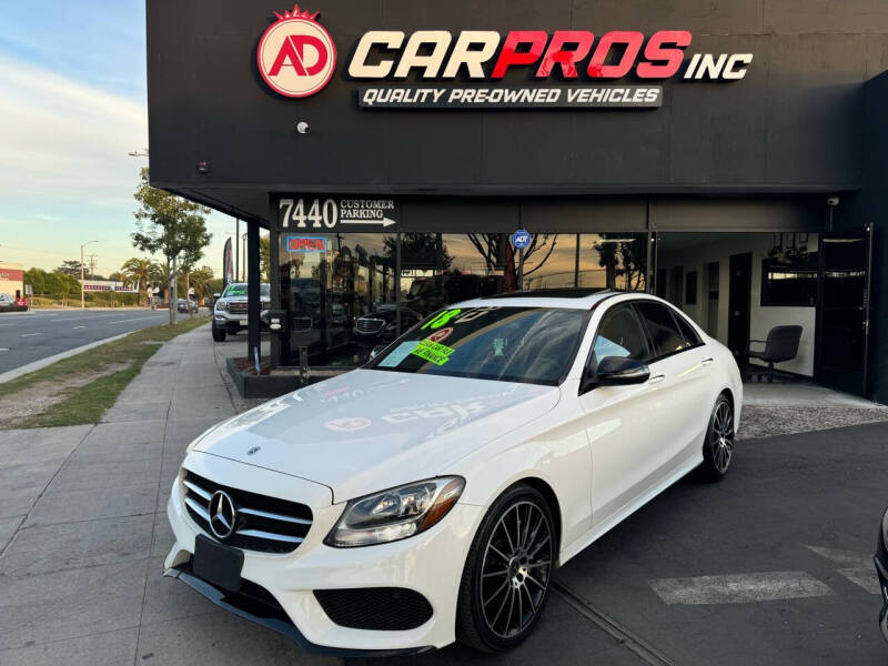 2018 Mercedes-Benz C-Class for sale at AD CarPros, Inc. in Downey CA