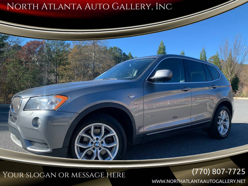 2014 BMW X3 for sale at North Atlanta Auto Gallery, Inc in Alpharetta GA