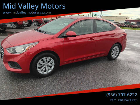 2019 Hyundai Accent for sale at Mid Valley Motors in La Feria TX