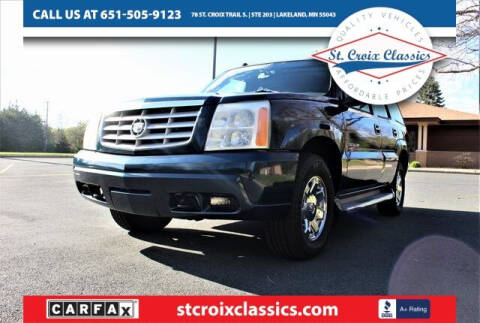 2005 Cadillac Escalade for sale at St. Croix Classics in Lakeland MN