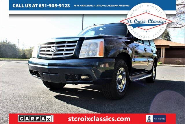 2005 Cadillac Escalade for sale at St. Croix Classics in Lakeland MN