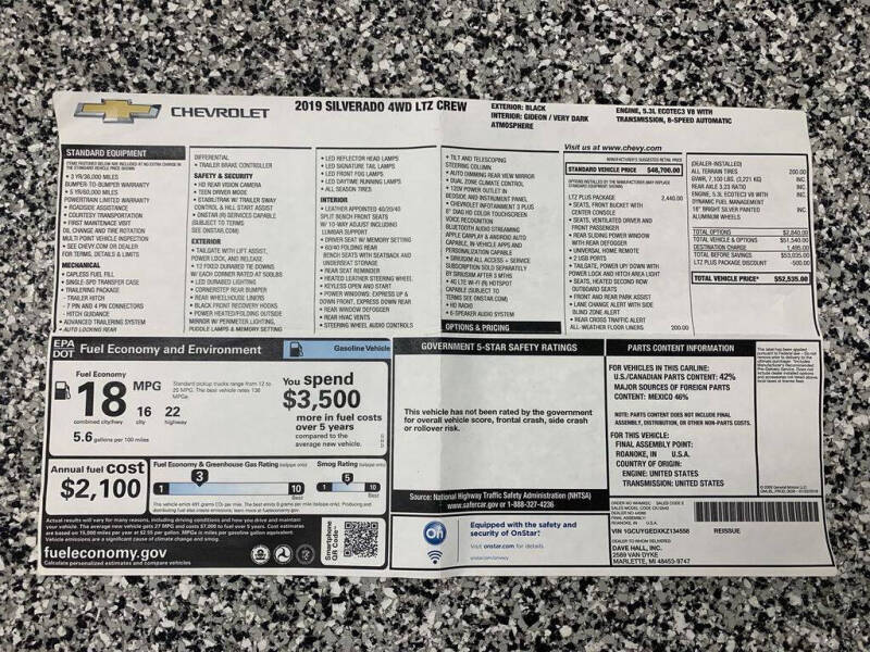 2019 Chevrolet Silverado 1500
