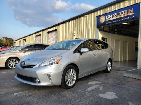 2013 Toyota Prius v for sale at Carcoin Auto Sales in Orlando FL
