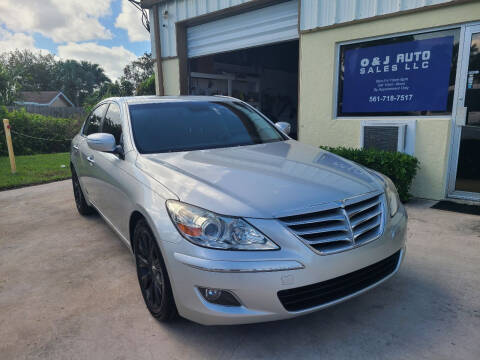 2010 Hyundai Genesis for sale at O & J Auto Sales in Royal Palm Beach FL