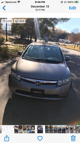 2008 Honda Civic for sale at ZZZZ & Me Inc in Charlotte NC