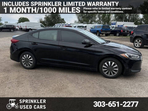 2017 Hyundai Elantra for sale at Sprinkler Used Cars in Longmont CO