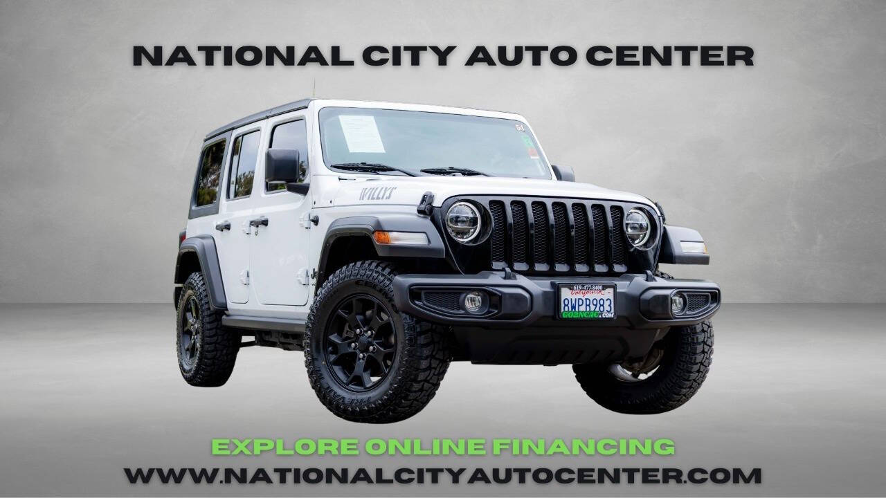used 2021 Jeep Wrangler Unlimited Willys Sport 4x4 4dr SUV