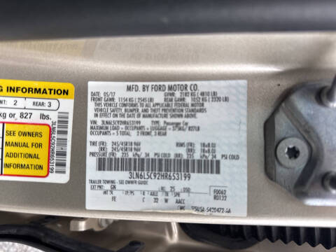 2017 Lincoln MKZ Select