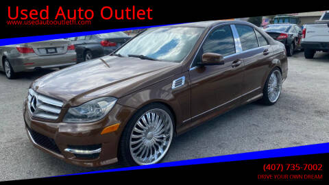 2013 Mercedes-Benz C-Class for sale at Used Auto Outlet in Orlando FL