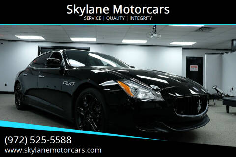 2014 Maserati Quattroporte for sale at Skylane Motorcars in Carrollton TX