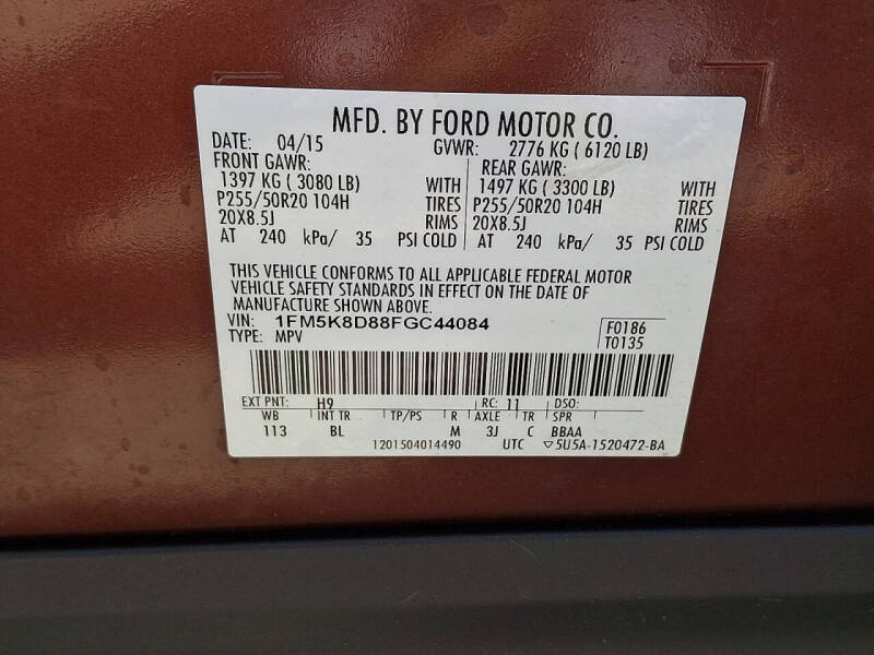 2015 Ford Explorer XLT