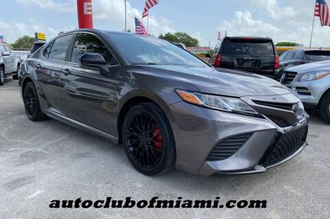 2019 Toyota Camry for sale at AUTO CLUB OF MIAMI, INC in Miami FL
