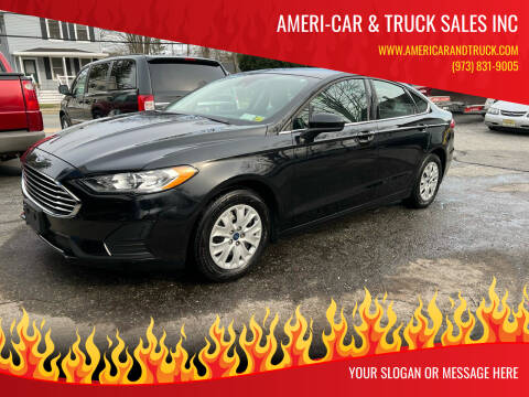 2019 Ford Fusion for sale at AMERI-CAR & TRUCK SALES INC in Haskell NJ
