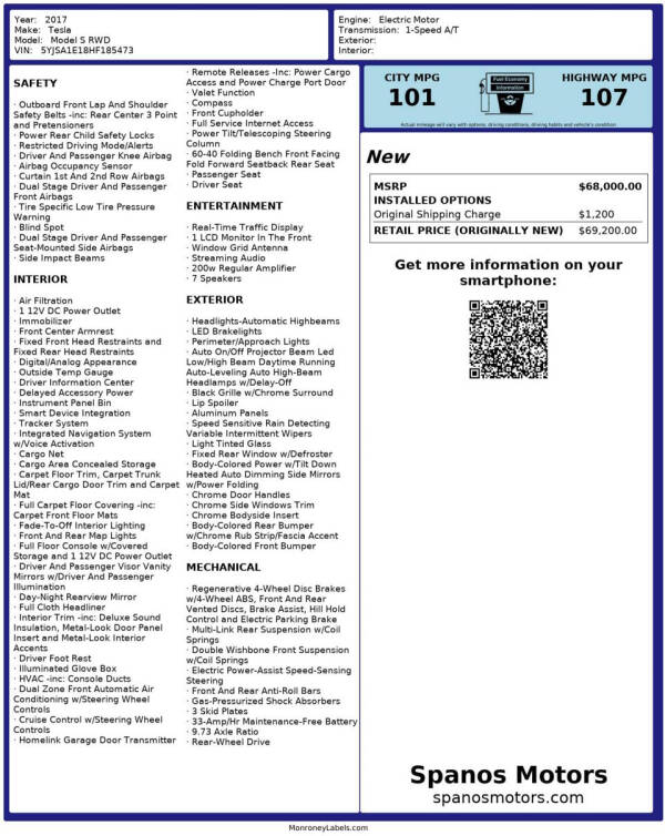 2017 Tesla Model S