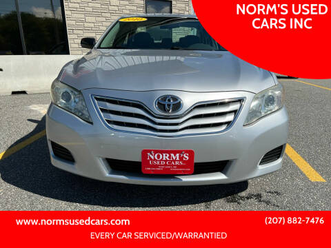 2010 Toyota Camry for sale at NORM'S USED CARS INC in Wiscasset ME