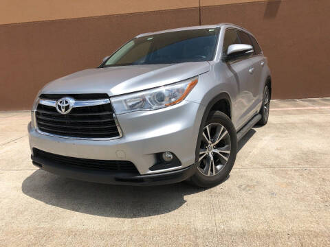 2016 Toyota Highlander for sale at ALL STAR MOTORS INC in Houston TX