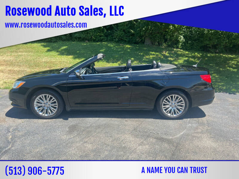 2011 Chrysler 200 Convertible for sale at Rosewood Auto Sales, LLC in Hamilton OH