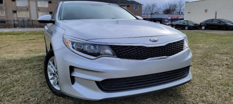 2016 Kia Optima for sale at QUEST AUTO GROUP LLC in Redford MI