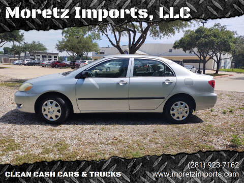 2007 Toyota Corolla for sale at Moretz Imports, LLC in Spring TX