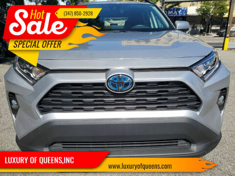 2021 Toyota RAV4 Hybrid for sale at LUXURY OF QUEENS,INC in Long Island City NY