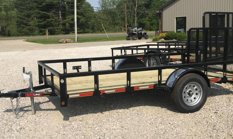 2019 Heartland 12' dovetail nontilt utility for sale at Gaither Powersports & Trailer Sales in Linton IN
