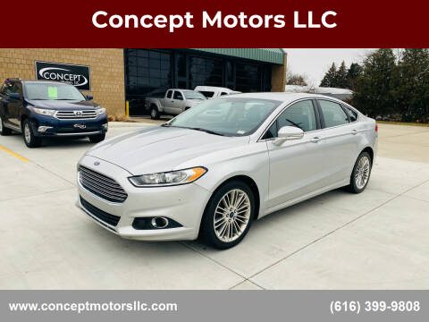 2014 Ford Fusion for sale at Concept Motors LLC in Holland MI