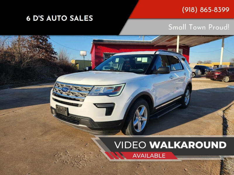 2018 Ford Explorer for sale at 6 D's Auto Sales in Mannford OK