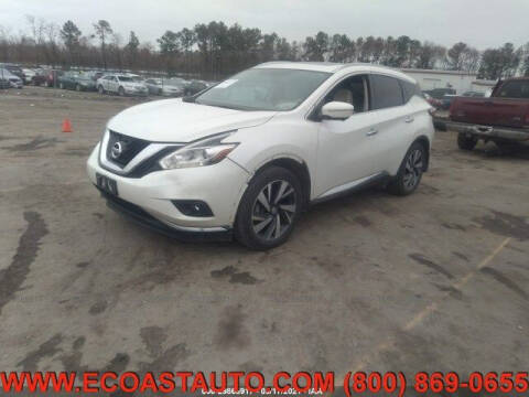 2015 Nissan Murano for sale at East Coast Auto Source Inc. in Bedford VA