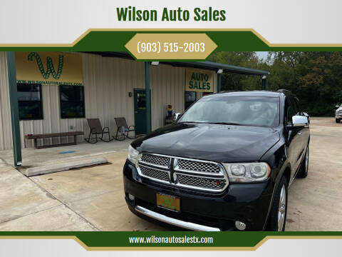 2013 Dodge Durango for sale at Wilson Auto Sales in Chandler TX