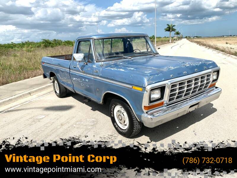 1979 Ford F-150 for sale at Vintage Point Corp in Miami FL
