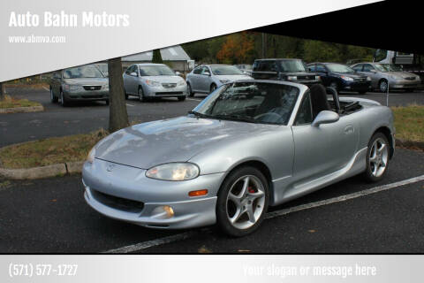 2003 Mazda MX-5 Miata for sale at Auto Bahn Motors in Winchester VA