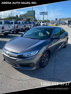 2016 Honda Civic for sale at ARENA AUTO SALES,  INC. in Holly Hill FL