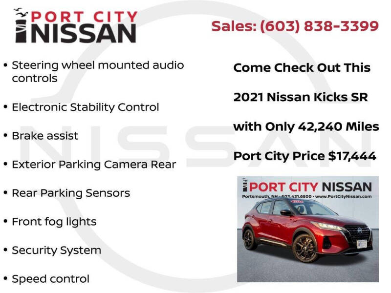 2021 Nissan Kicks SR